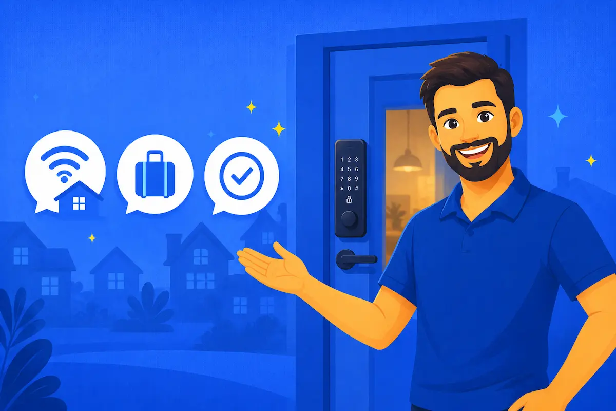 Self check-in: how to set up keyless entry (without being there)